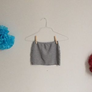 American Apparel Grey Mini Skirt